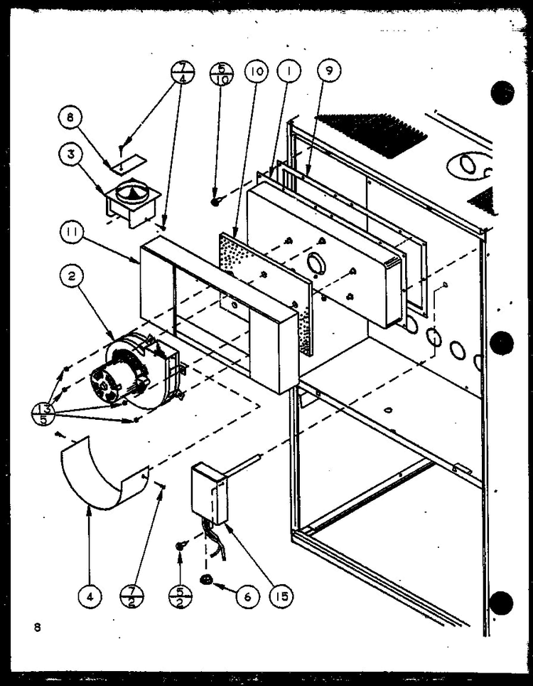 Section 9 Diagram and Parts List for GHI115A50 P6983125F Amana Heater