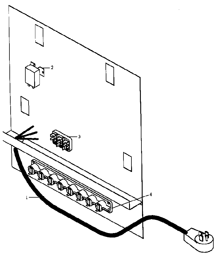 Fuse Box Diagram and Parts List for CARR589W P1142453NW Amana Range