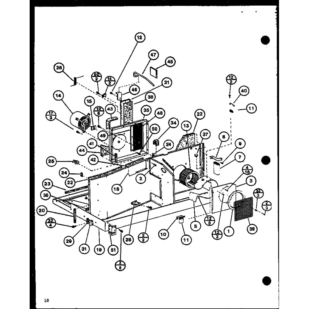 Diagram 16 Diagram and Parts List for PTH15300B P9913620R Amana Air Conditioner
