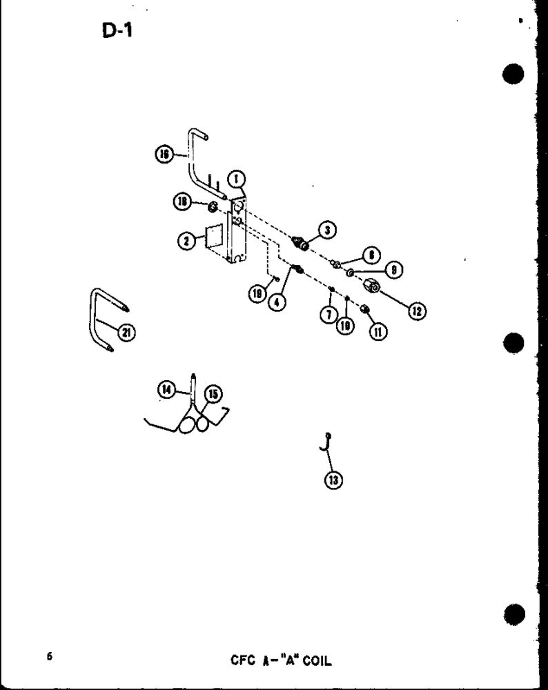 A Coil 2 Diagram and Parts List for CFC18AOM-A P67487-8C Amana Air Conditioner