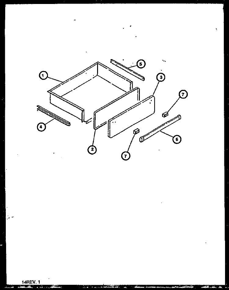 Page 6 Diagram and Parts List for RST378UW P1141203N W Amana Range
