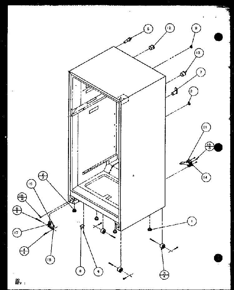Section 10 Diagram and Parts List for TL18QW-P1111406WW  Amana Refrigerator