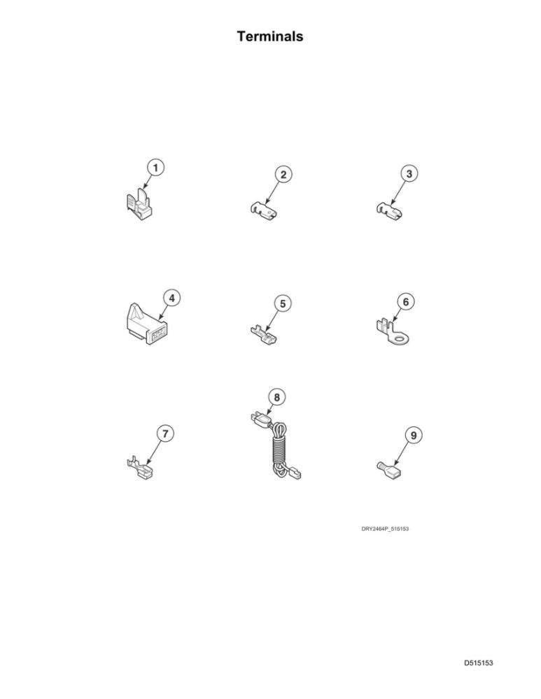 Terminals Diagram and Parts List for ADEE9RGS173TW01  Speed Queen Dryer