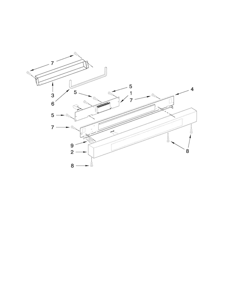 Microwave Control Panel Parts Diagram and Parts List for JMD2124WS0  Jenn-Air Microwave