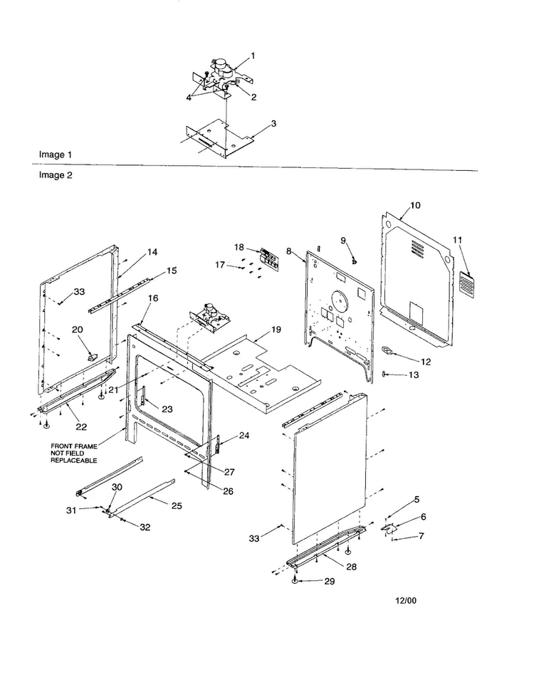 Cabinet Diagram and Parts List for ARTC8621E-P1143818NE  Amana Range
