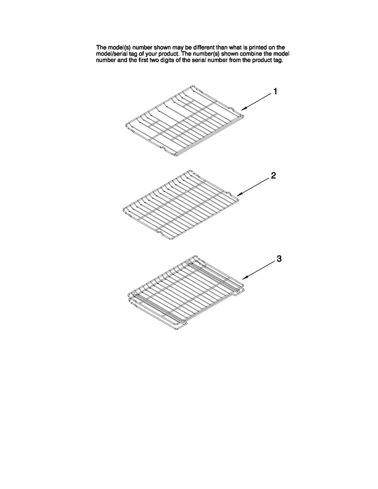 Rack Parts Diagram and Parts List for MGR6775BDS19  Maytag Range