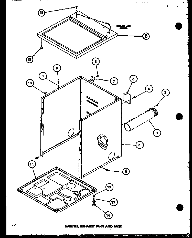 Section 5 Diagram and Parts List for LG2902 P7804817W Amana Dryer
