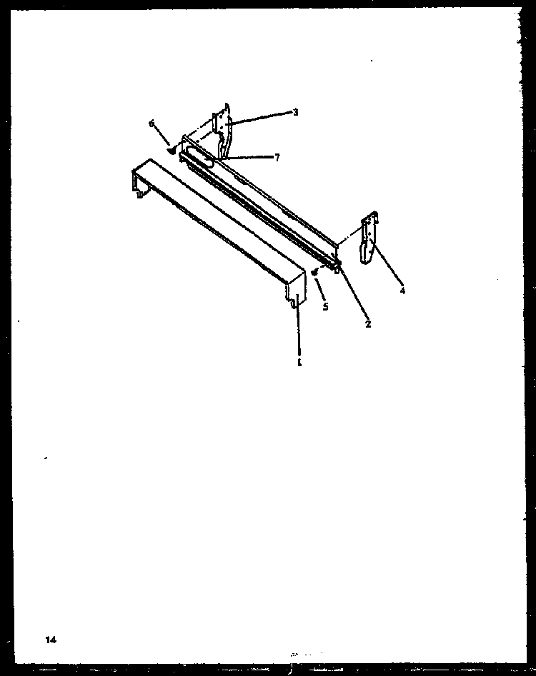 Backguard Diagram and Parts List for EBE22AA0CEH-P1142442NW  Caloric Range