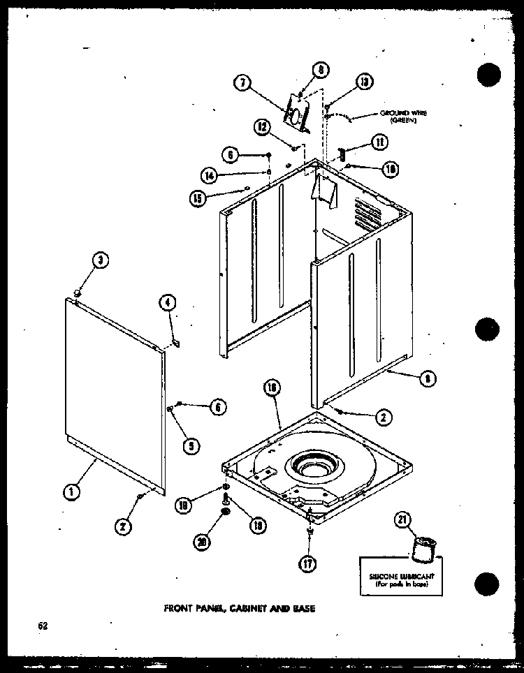 Section 4 Diagram and Parts List for TAA200 P75751-8W Amana Washer