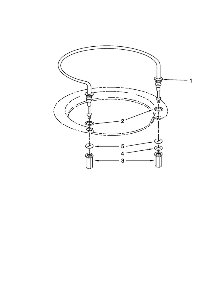 Heater Parts Diagram and Parts List for MDBH979SAM0  Maytag Dishwasher