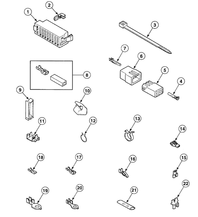Terminals Diagram and Parts List for SWTT21WN  Speed Queen Washer