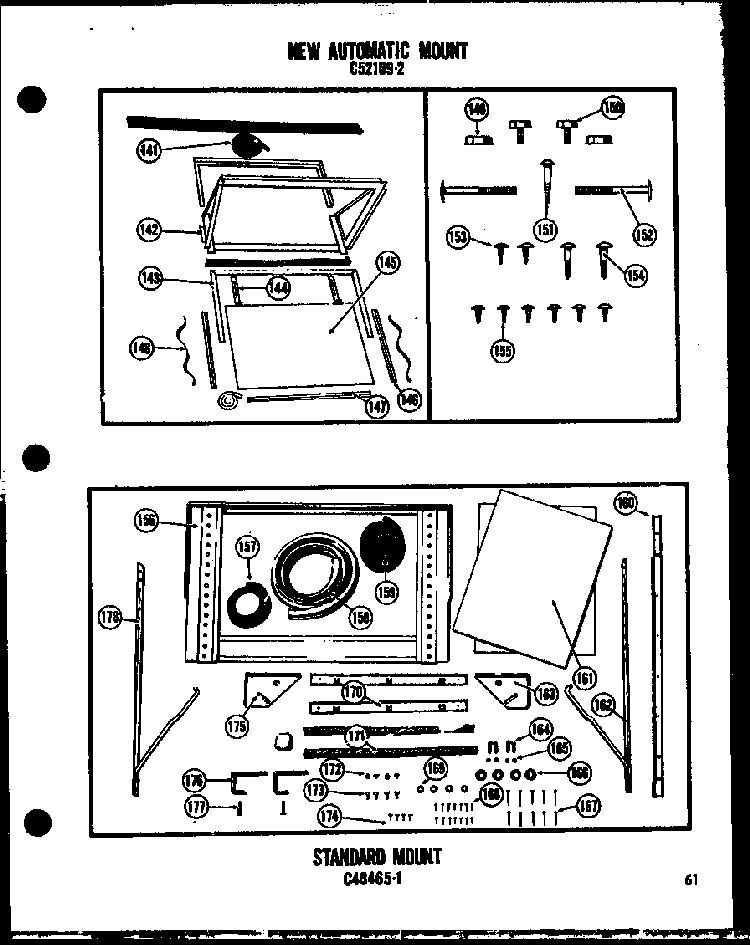 New Automatic Mount Diagram and Parts List for 11-5G P54390-25R Amana Air Conditioner