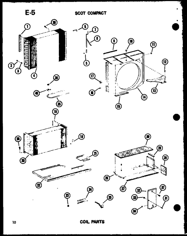 Scot Compact Diagram and Parts List for 113-3HEW P67231-20R Amana Air Conditioner