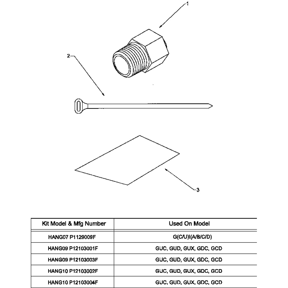 Diagram 4 Diagram and Parts List for HANG10 P1210304F Amana Air Conditioner