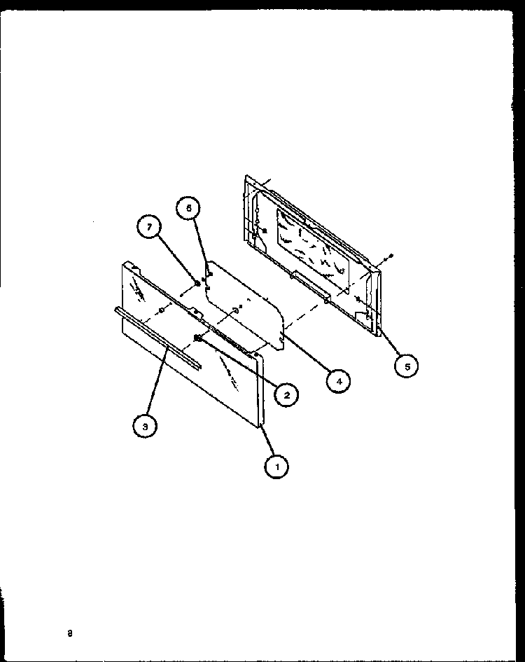 Section 9 Diagram and Parts List for CBE26FCW P1137949NW Amana Range