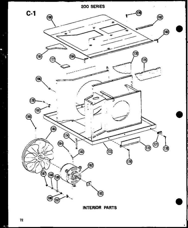 Section 17 Diagram and Parts List for 212-2JM P54655-65R Amana Air Conditioner