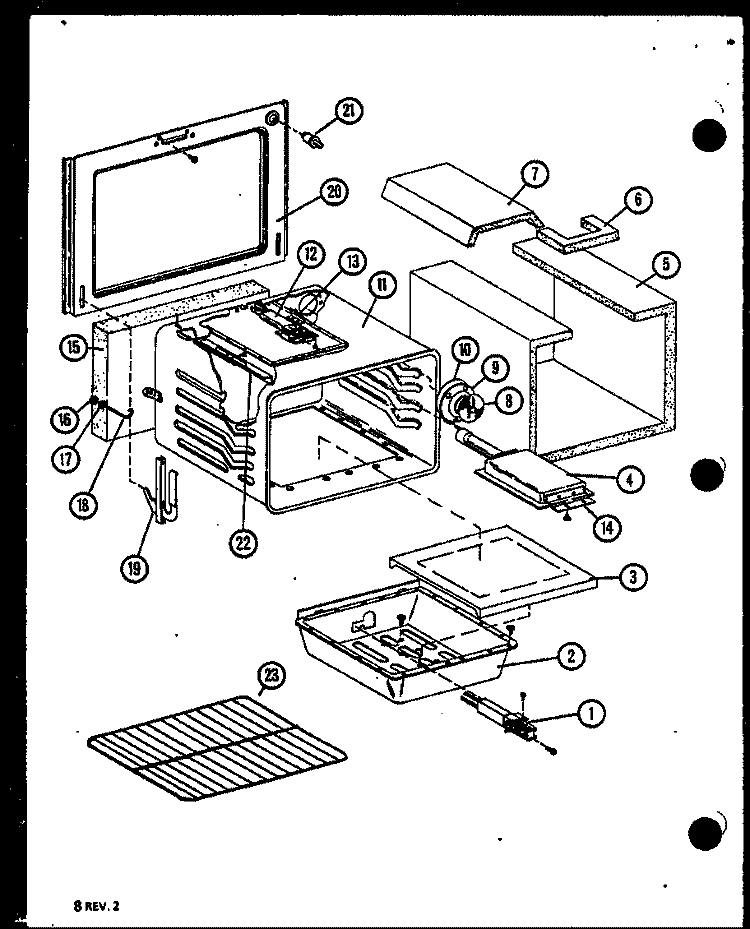 Page 3 Diagram and Parts List for AGC710 P8587804S Amana Range
