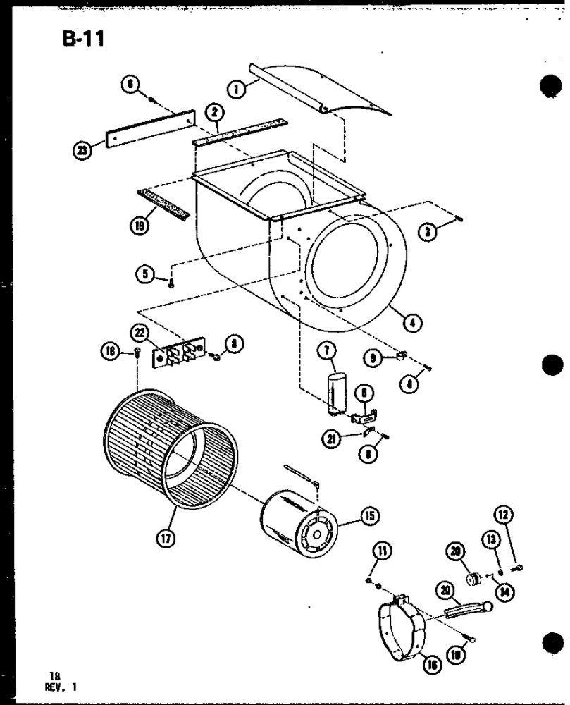 Diagram 1 Diagram and Parts List for BBC3010M-B P67346-2C Amana Air Conditioner