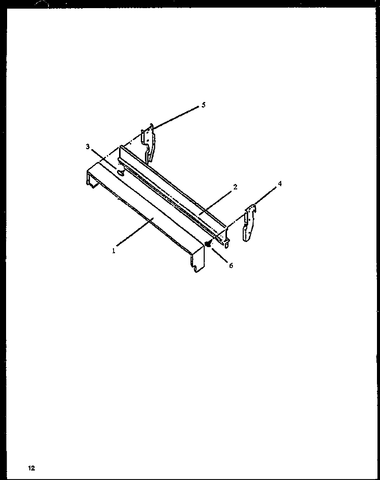 Page 5 Diagram and Parts List for SBP26ZZW P1142376N W Amana Range