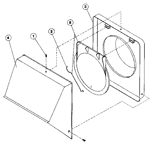Damper Kit Diagram and Parts List for A406  Jenn-Air Range