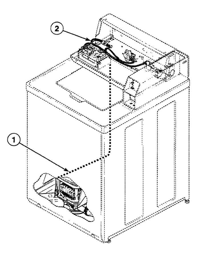 Harnesses Diagram and Parts List for SWT2A0LN1124  Speed Queen Washer