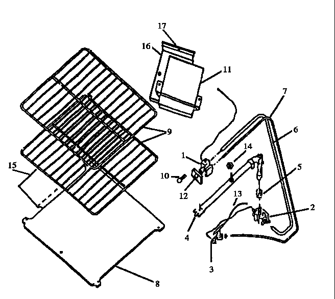 Gas Components Diagram and Parts List for RBK22AA093M-P1143134NW  Caloric Range