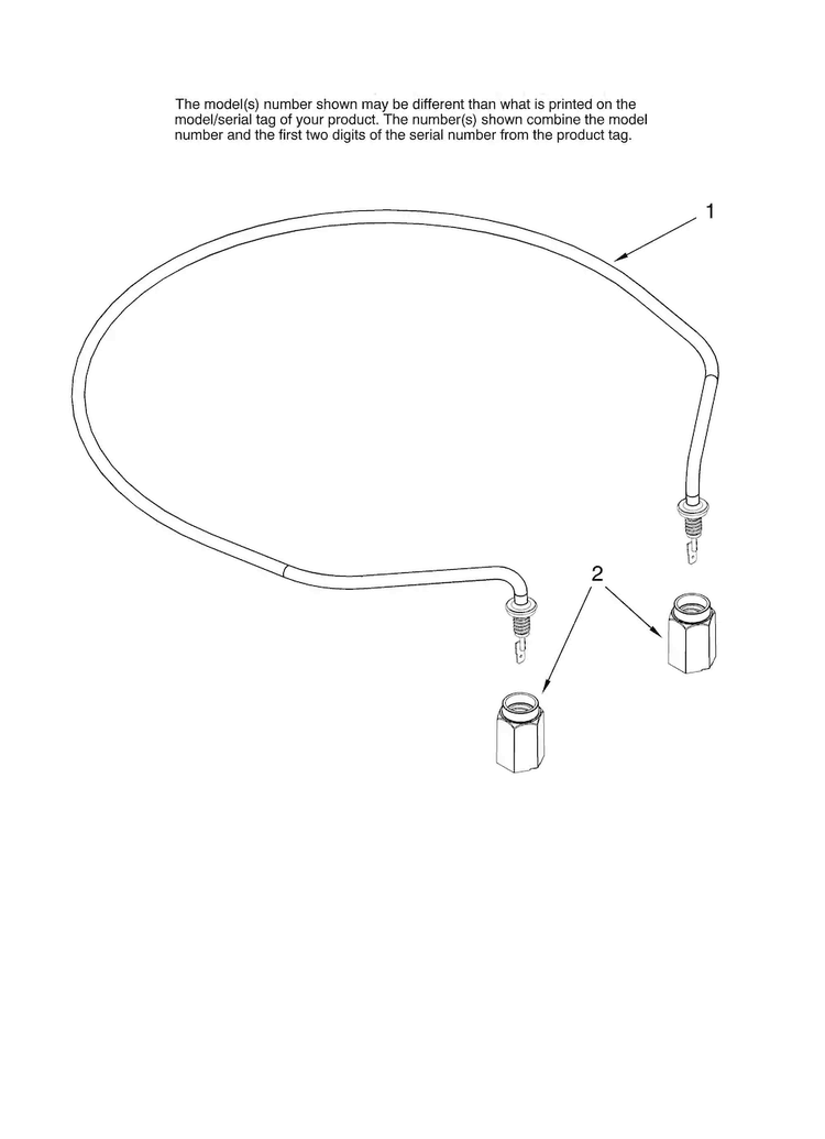 Heater Parts Diagram and Parts List for MDB6701AWQ41  Maytag Dishwasher