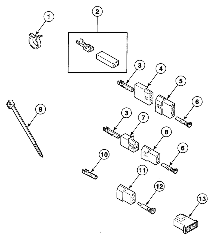 Terminals Diagram and Parts List for SSEY17LF  Speed Queen Dryer