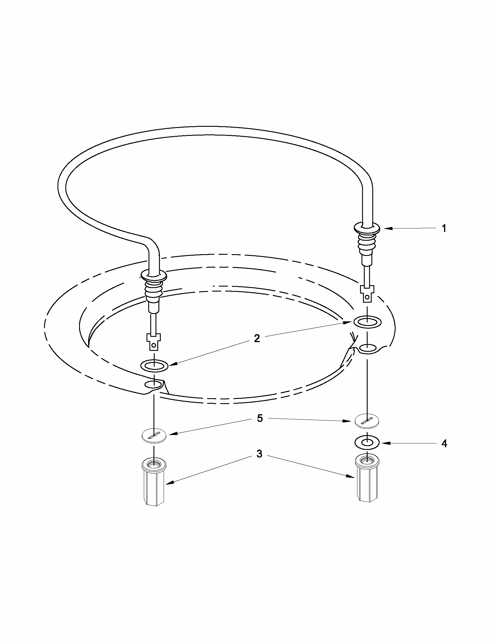 Heater Parts Diagram and Parts List for MDB7759SAS2  Maytag Dishwasher