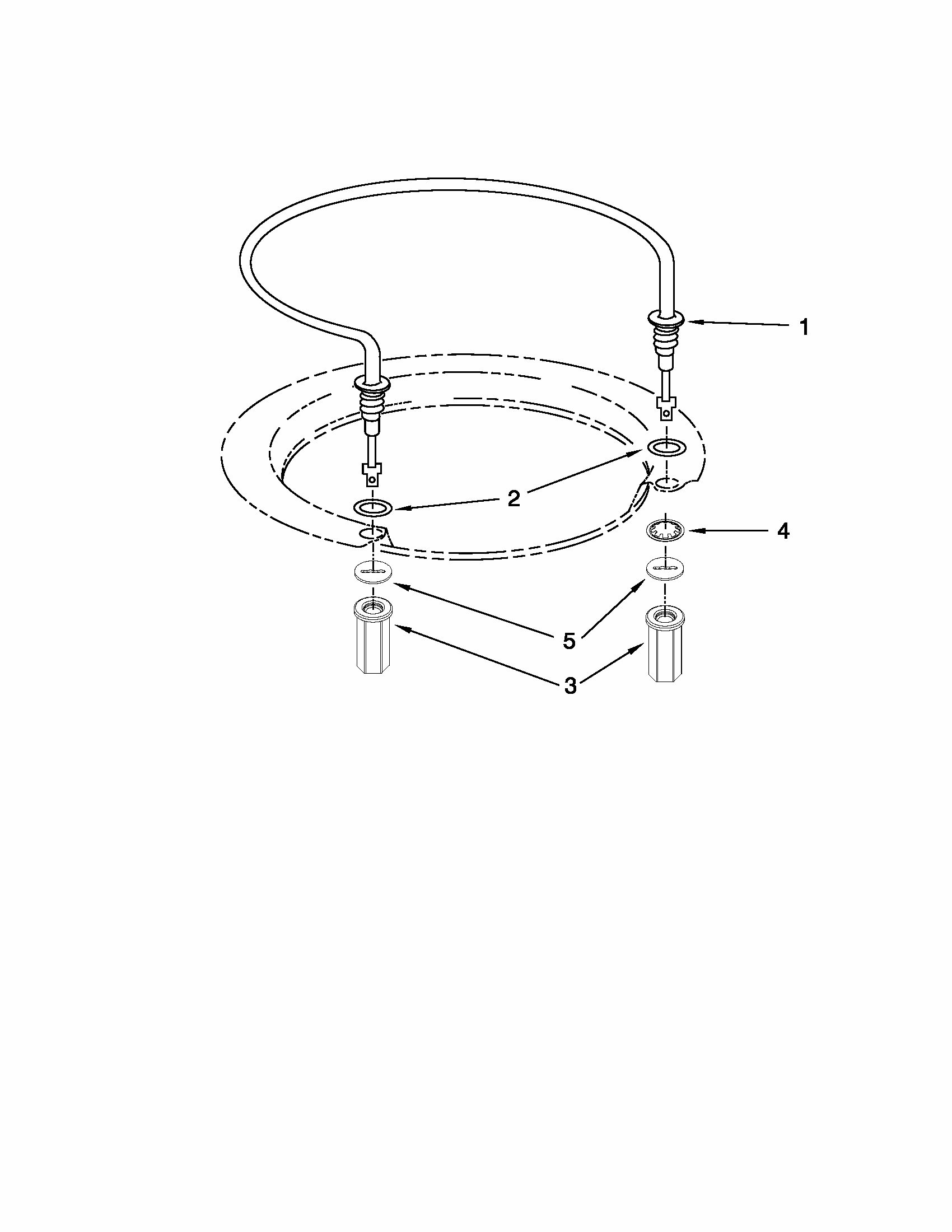 Heater Parts Diagram and Parts List for MDB8949SAB0  Maytag Dishwasher