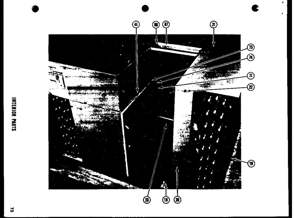 Interior Parts 5 Diagram and Parts List for LKG-341HE  Amana Air Conditioner