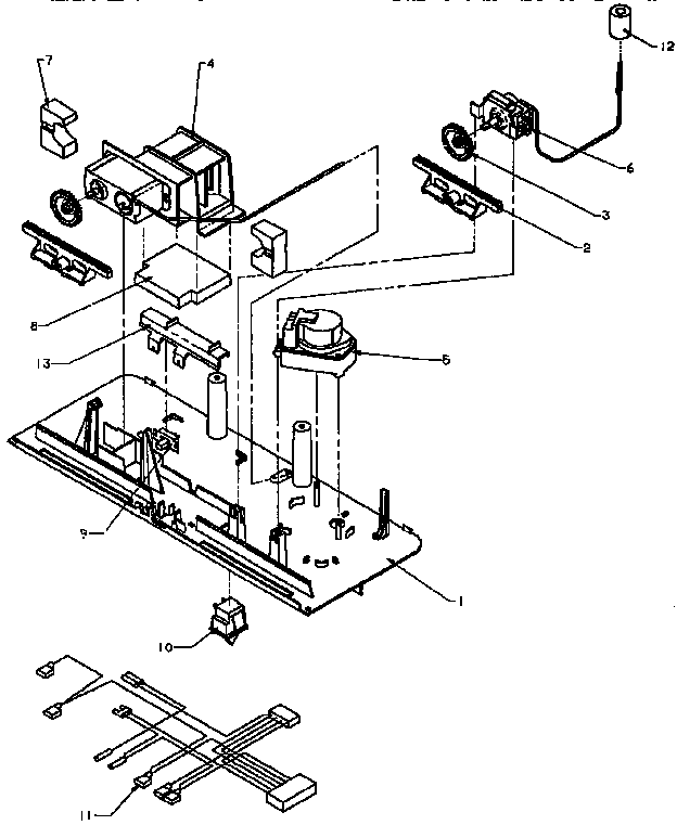 Control Diagram and Parts List for TX22R-P1157704W  Amana Refrigerator