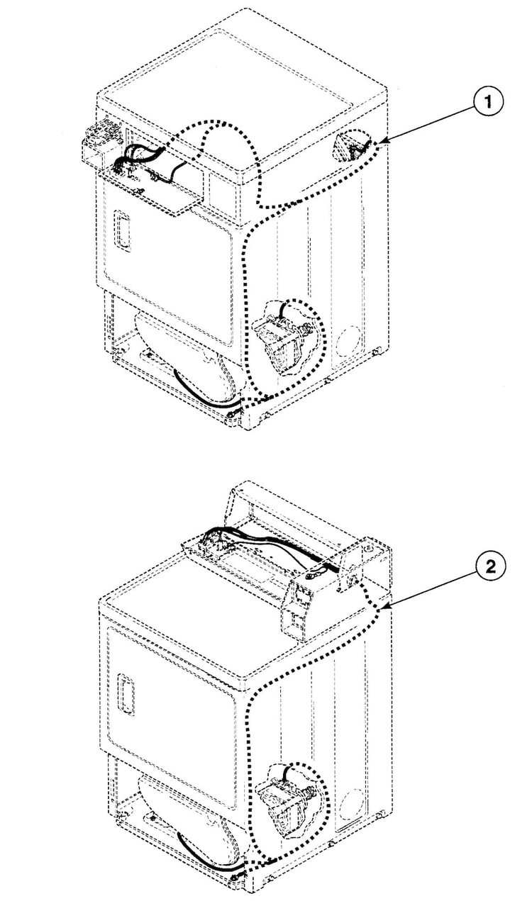 Harnesses Diagram and Parts List for SDG509QF  Speed Queen Dryer