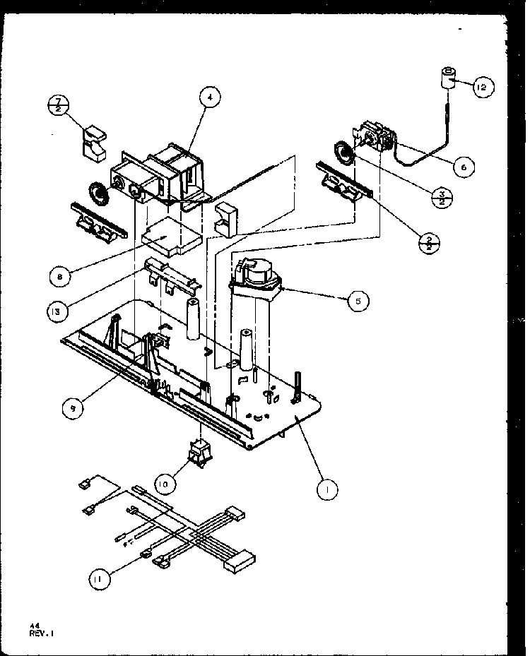 Control Panel Diagram and Parts List for TG18RBL-P1158302WL  Amana Refrigerator
