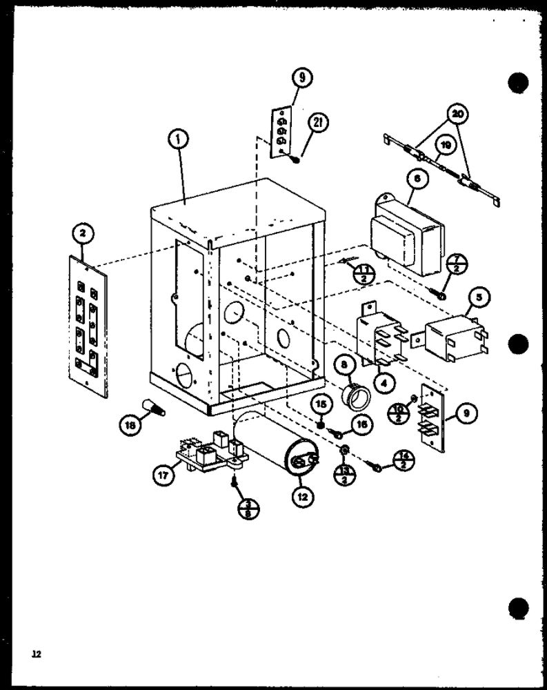 Diagram 5 Diagram and Parts List for EGHW100DC3 P6959002F Amana Furnace