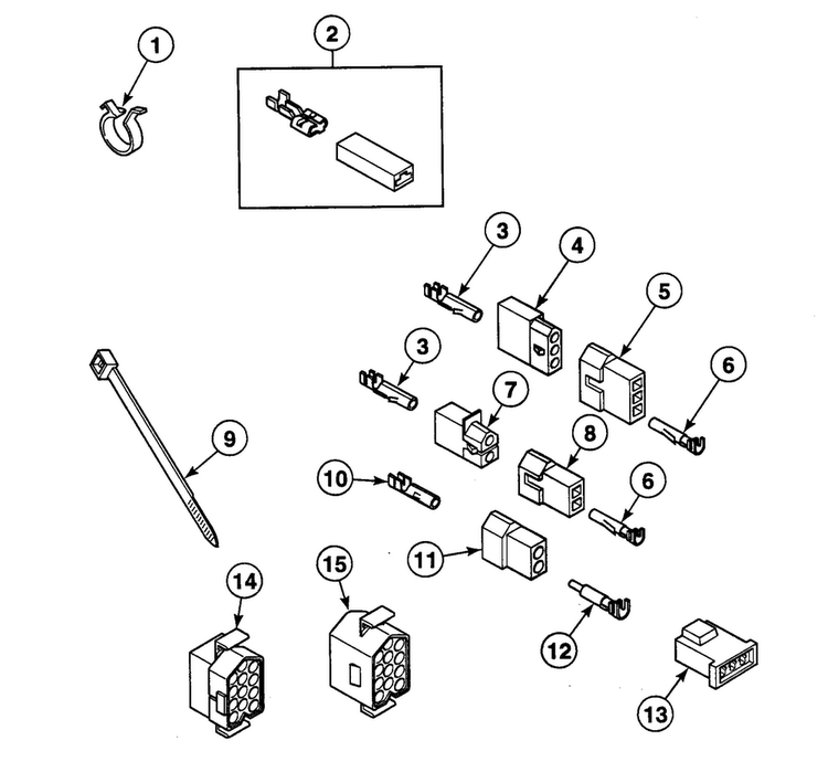 Blocks Diagram and Parts List for SDE507QF1500  Speed Queen Dryer