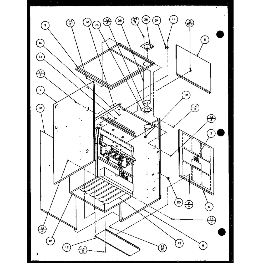 Diagram 3 Diagram and Parts List for CCU20 P1101902C Amana Furnace