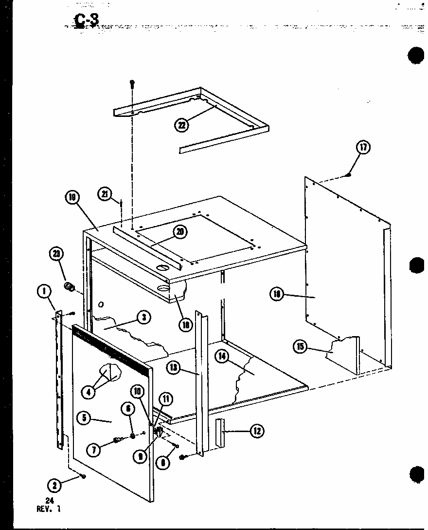 Section 12 Diagram and Parts List for VBC35CT-1W P55572-2C Amana Air Conditioner