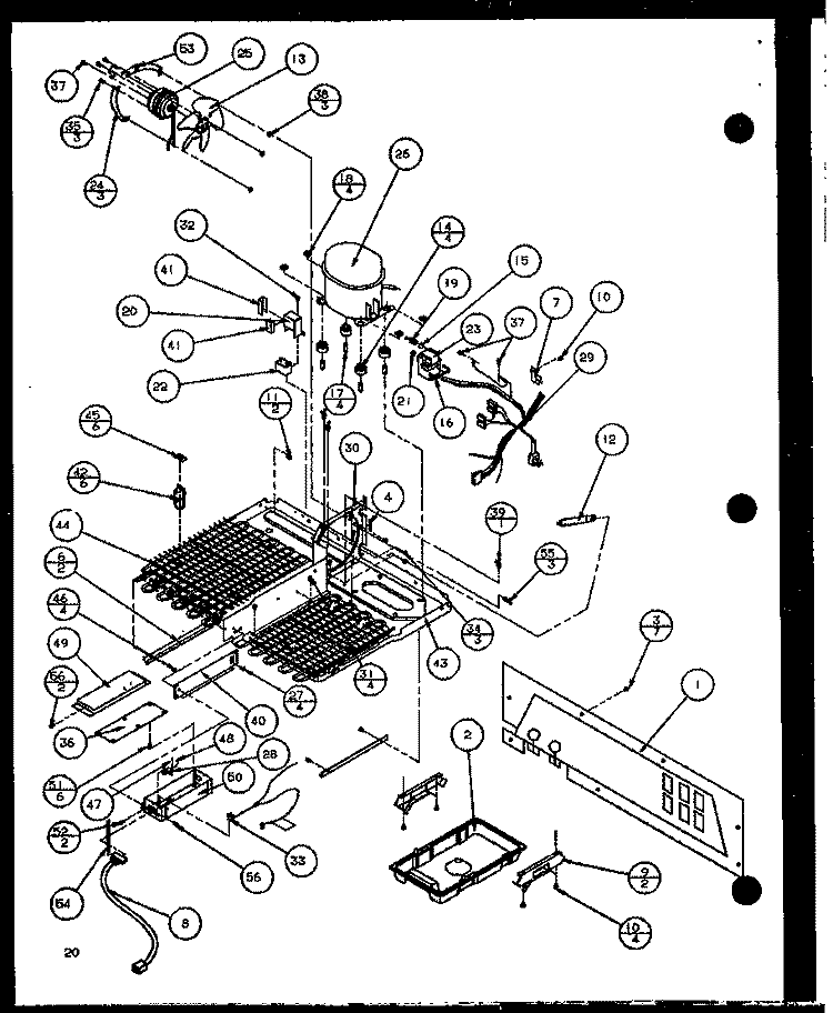 REF SHELVING AND DRAWERS Diagram and Parts List for SZDE25K P1102510W Amana Refrigerator