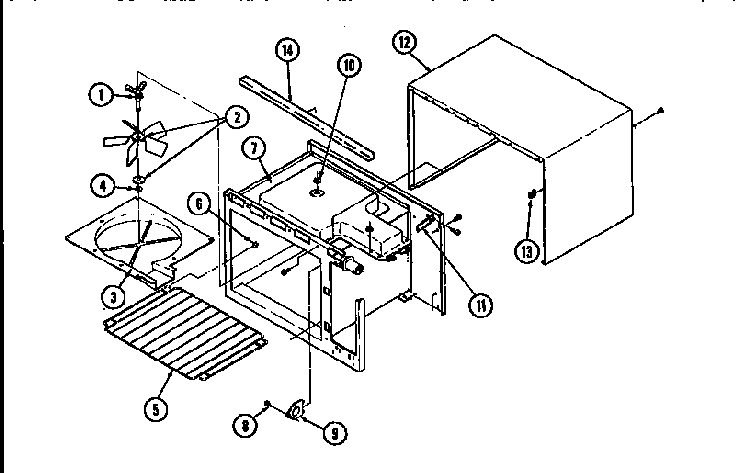 Body-upper Diagram and Parts List for WM2720B M167B Jenn-Air Wall Oven