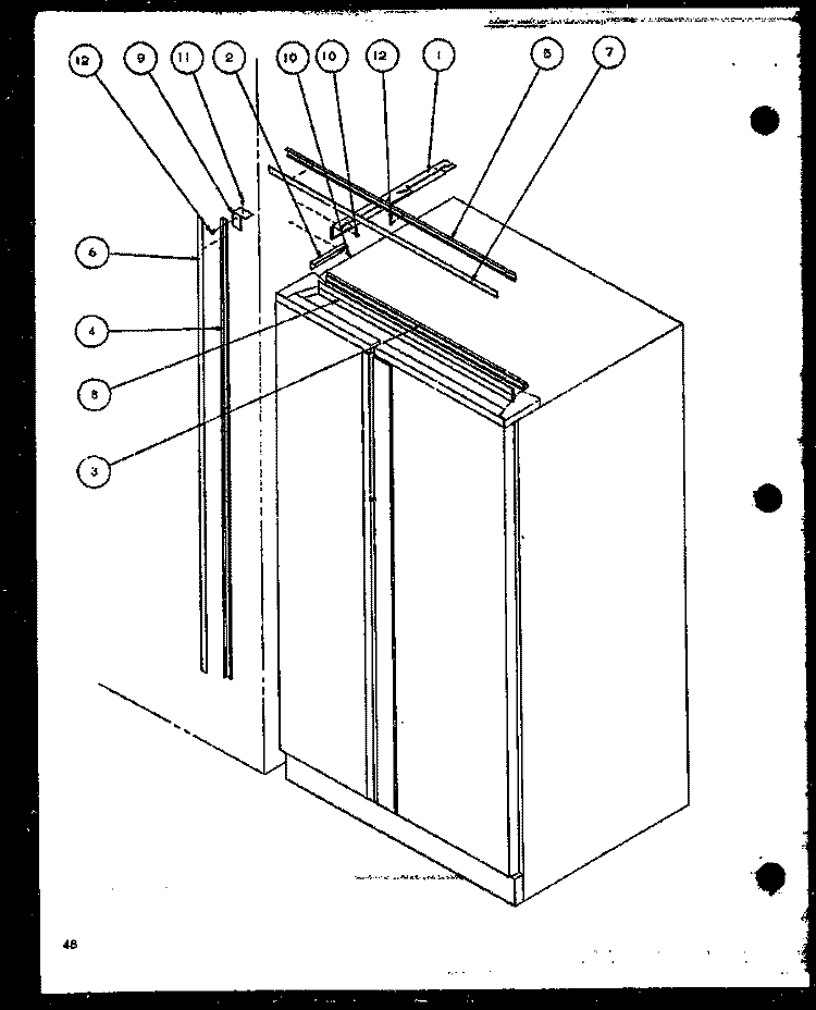 B17 TRIM KIT ASSEMBY Diagram and Parts List for SBI20K P1102509W Amana Refrigerator