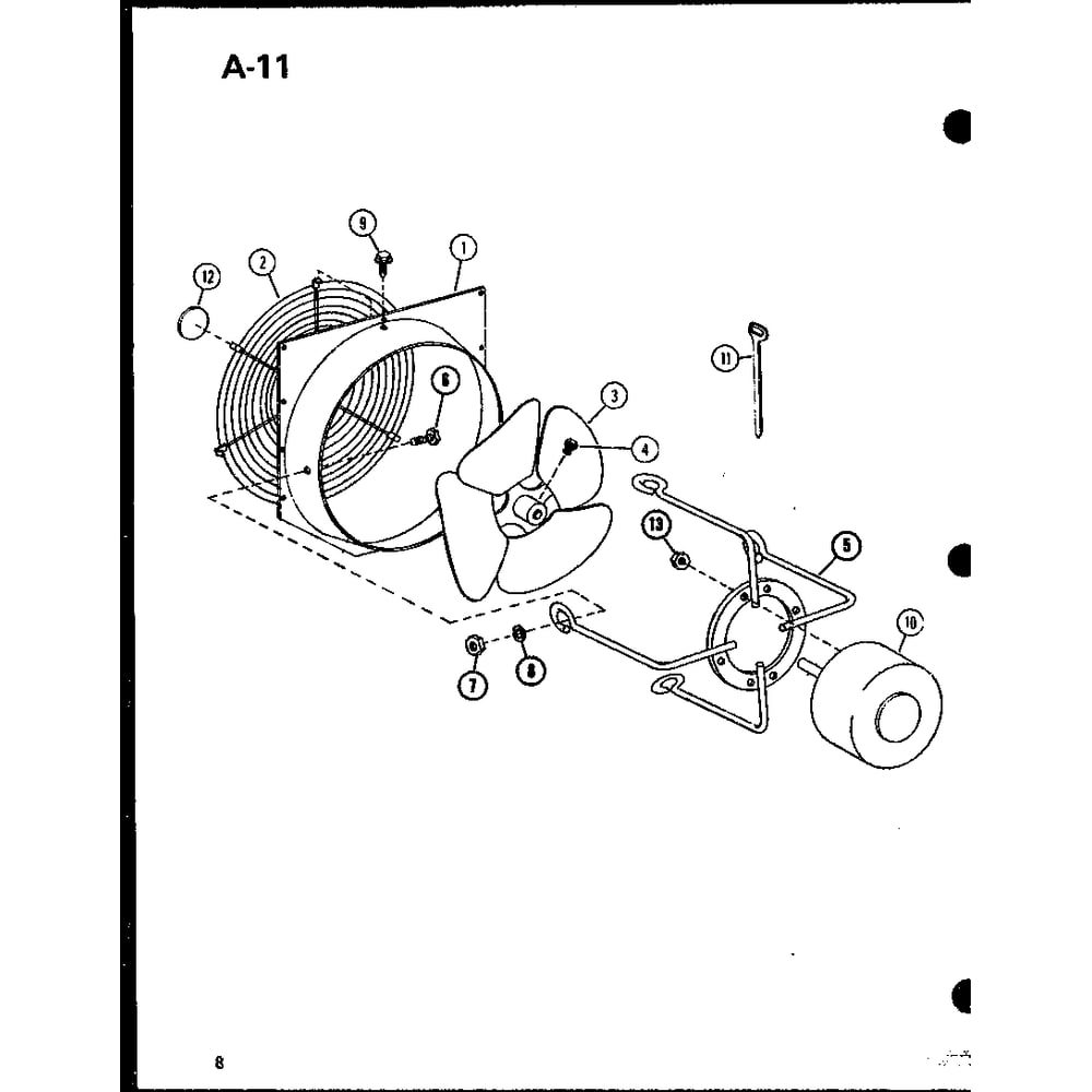 Diagram 5 Diagram and Parts List for ERHQ18-W01C P68522-5C Amana Air Conditioner