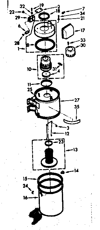 Vacuum Cleaner Parts Diagram and Parts List for 11640240  Kenmore Central Vacuum