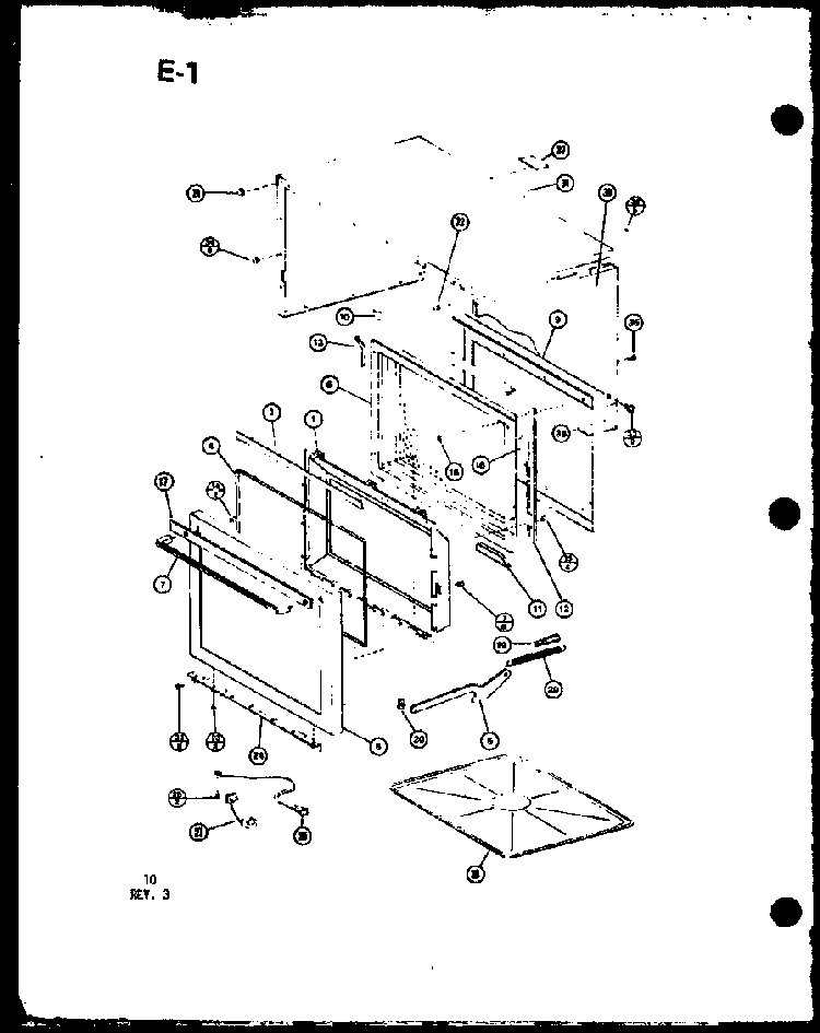 Section 2 Diagram and Parts List for CRRL-5C P75590-4M Amana Microwave