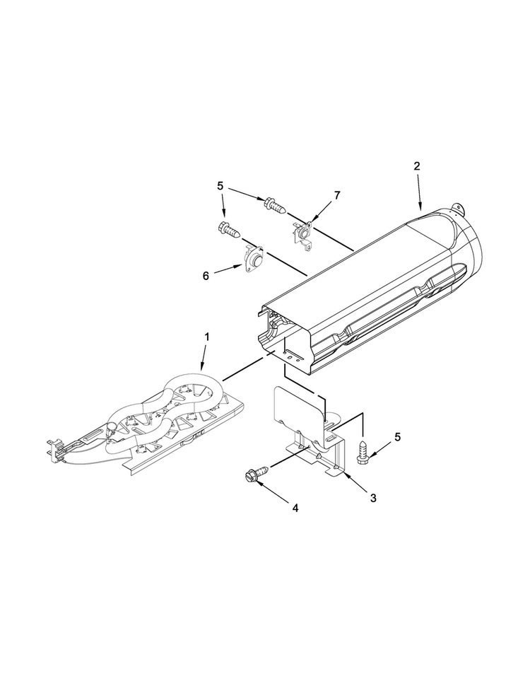 Dryer Heating Parts-electric Diagram and Parts List for MLE20PRBZW2  Maytag Washer Dryer Combo