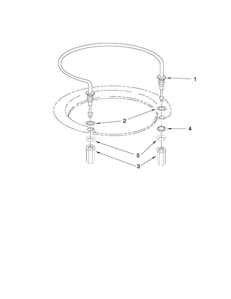 Heater Parts Diagram and Parts List for MDB8949SAB1  Maytag Dishwasher