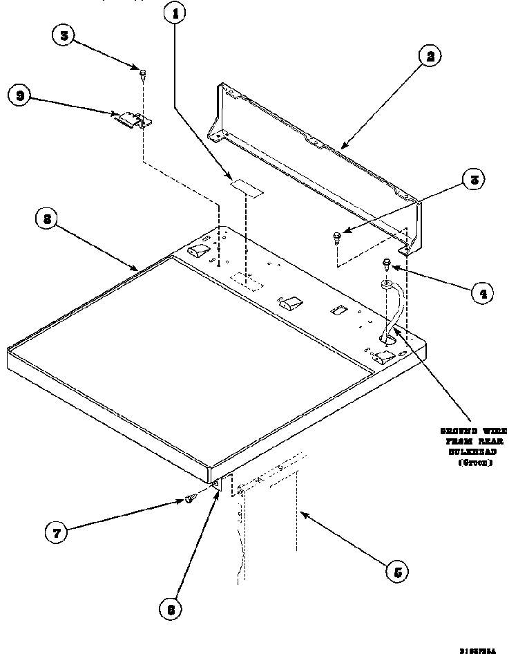 Section 4 Diagram and Parts List for LE8517W2B-PLE8517W2B  Amana Dryer