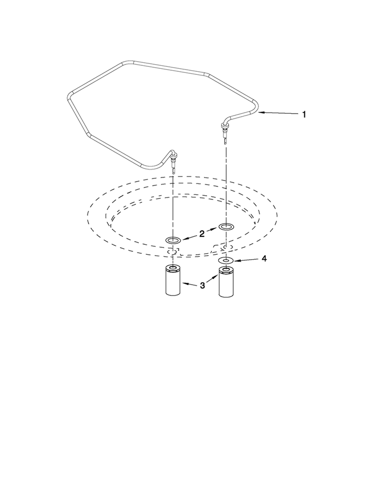 Heater Parts Diagram and Parts List for JDB3600AWS2  Jenn-Air Dishwasher