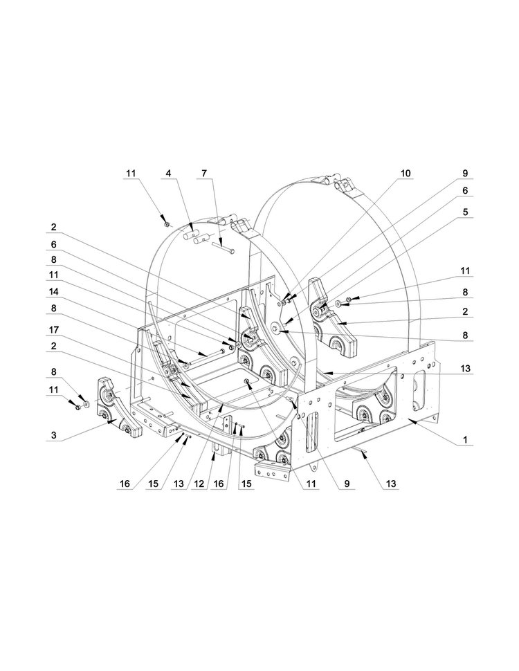 Upper Frame Parts Diagram and Parts List for MXS30PNATS  Maytag Washer