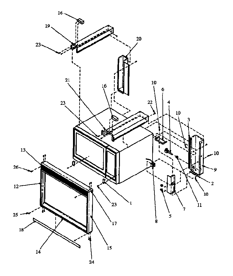Section 2 Diagram and Parts List for RSW2T24 P1152102M Amana Range